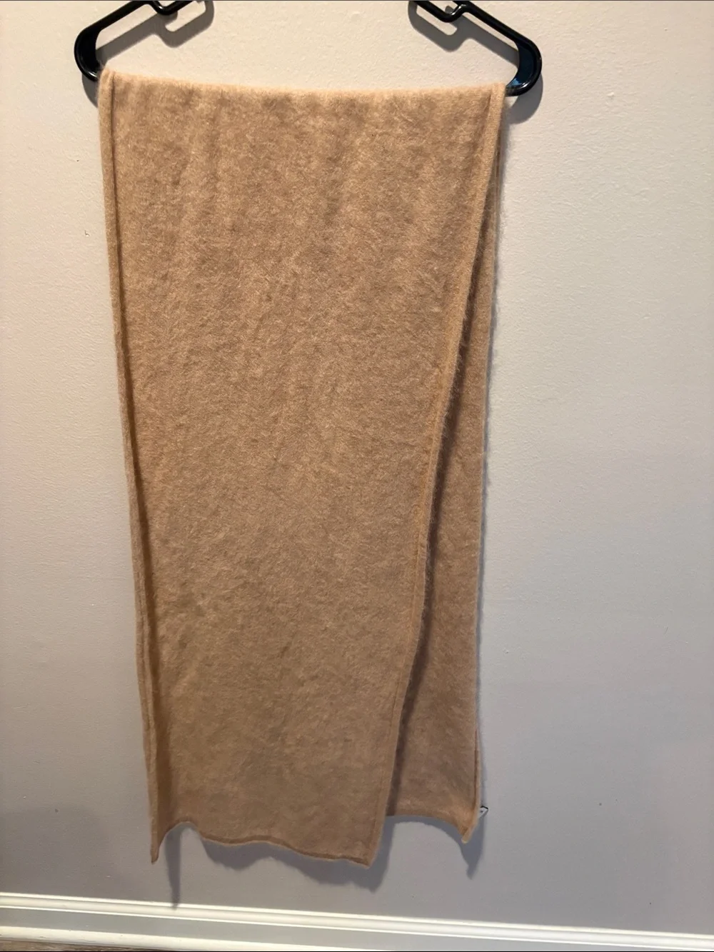 Nordstrom Oversized Wrap/Scarf Soft Camel Cashmere Scarf
